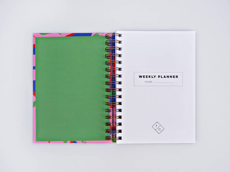 Capri Hard Cover Undated Weekly Planner