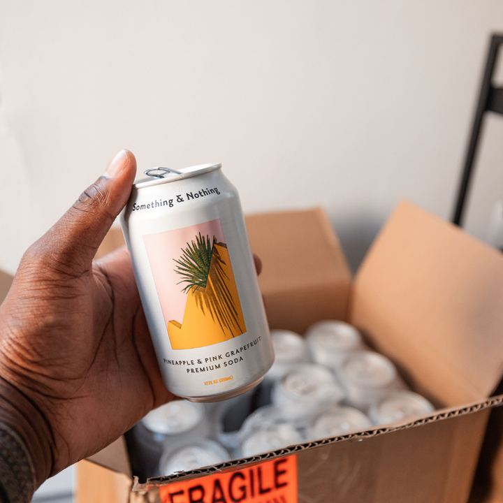 Pineapple &amp; Pink Grapefruit Soda