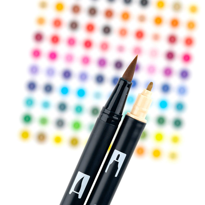 Dual Brush Pen Art Markers, Portrait, 6-Pack