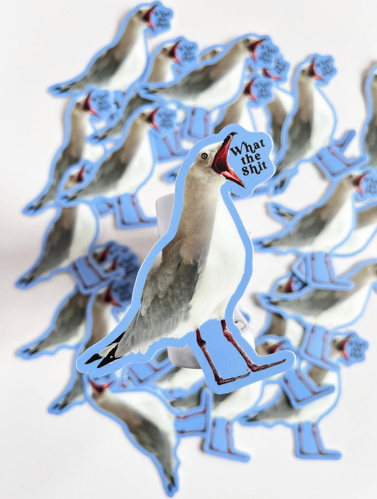 What Shit Bird Sticker Funny Stickers Laptop