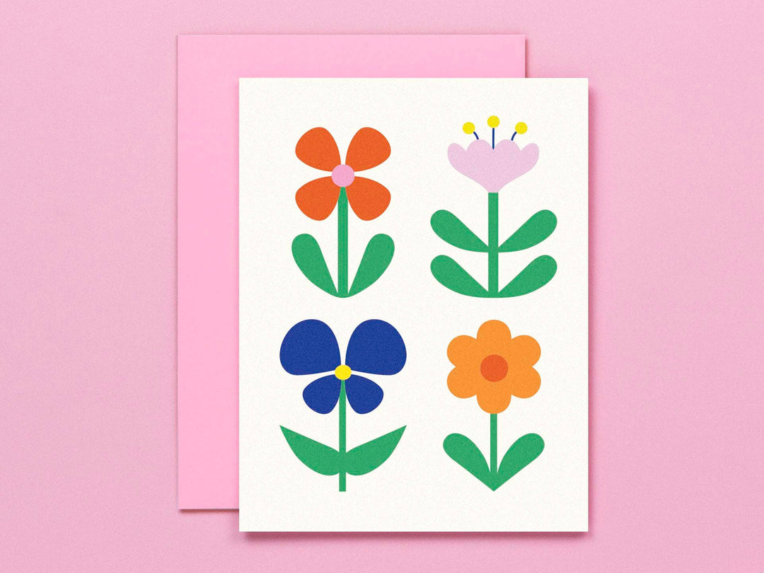 Gang of Fleurs No. 2 Blank Card