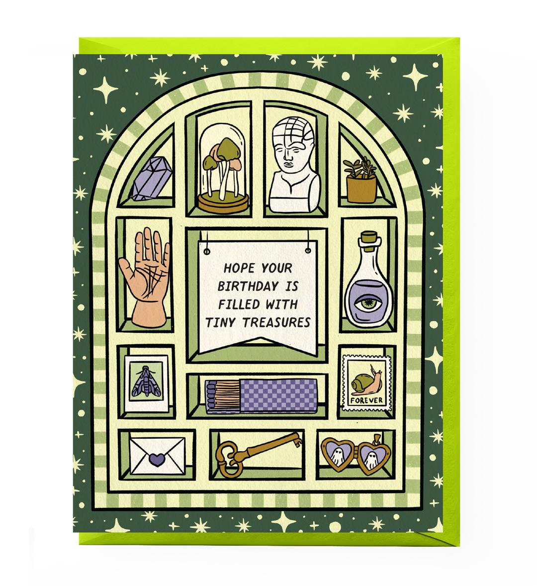 Cabinet of Curiosities Birthday Card