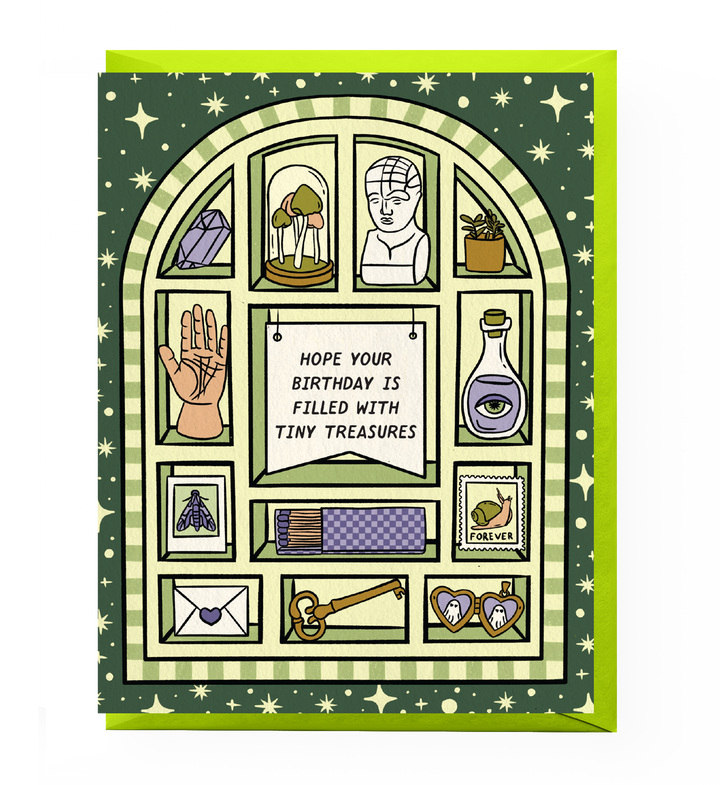 Cabinet of Curiosities Birthday Card