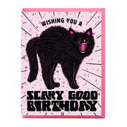 Halloween Cat Birthday Card