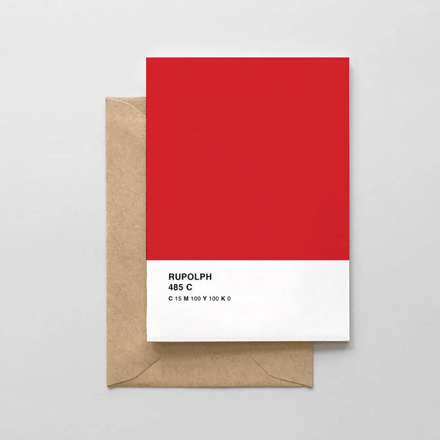 Rudolph Pantone Card