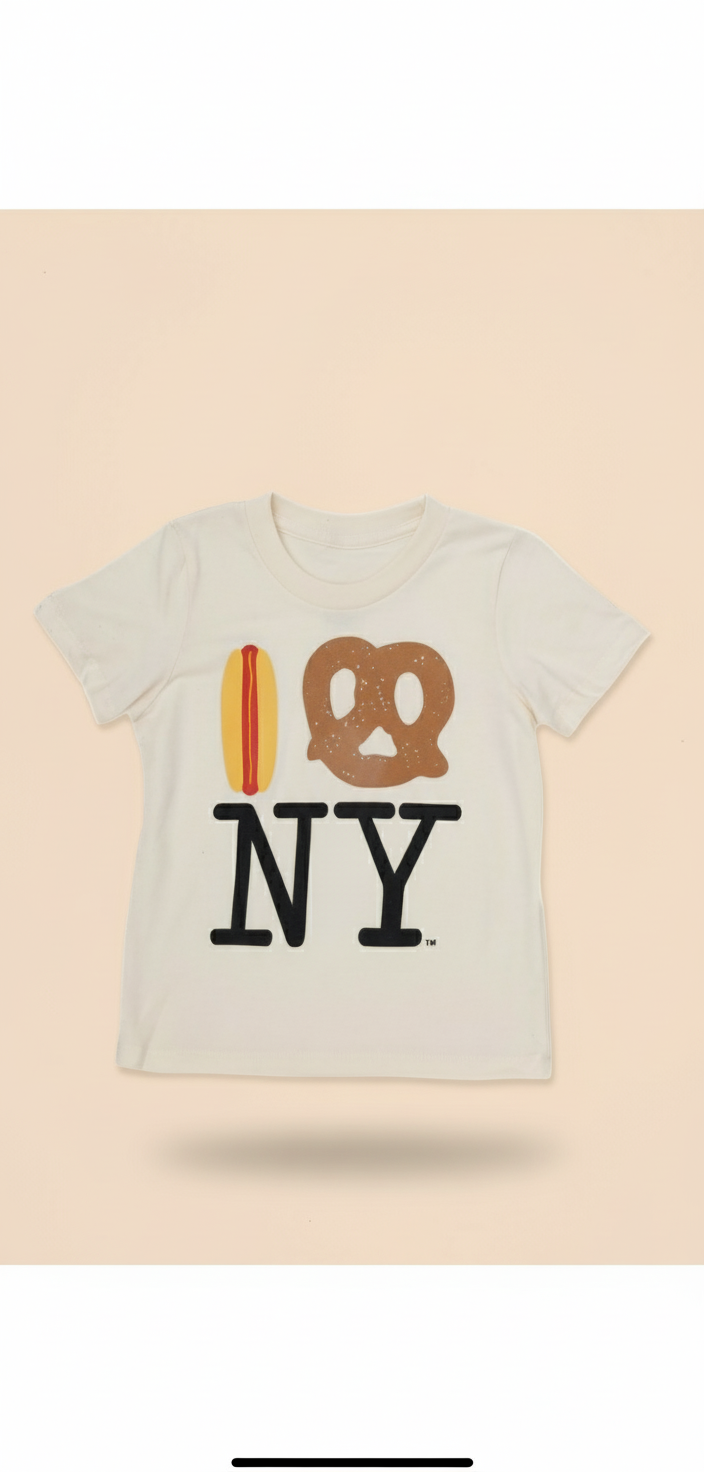 Hot Dog Pretzel NY Tee - Organic