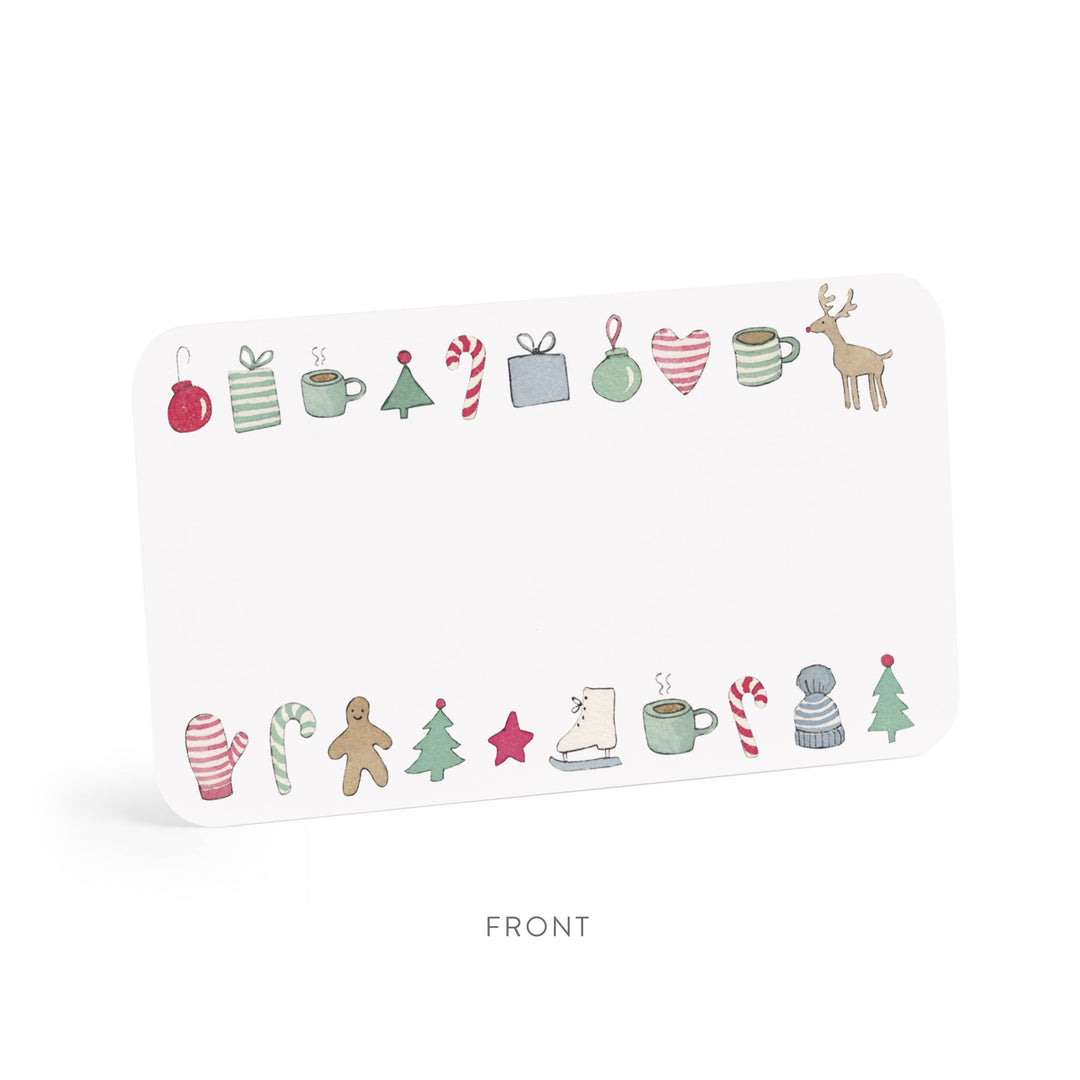 Merry Motif Little Notes® – Mini Notecard Pack, Set of 5
