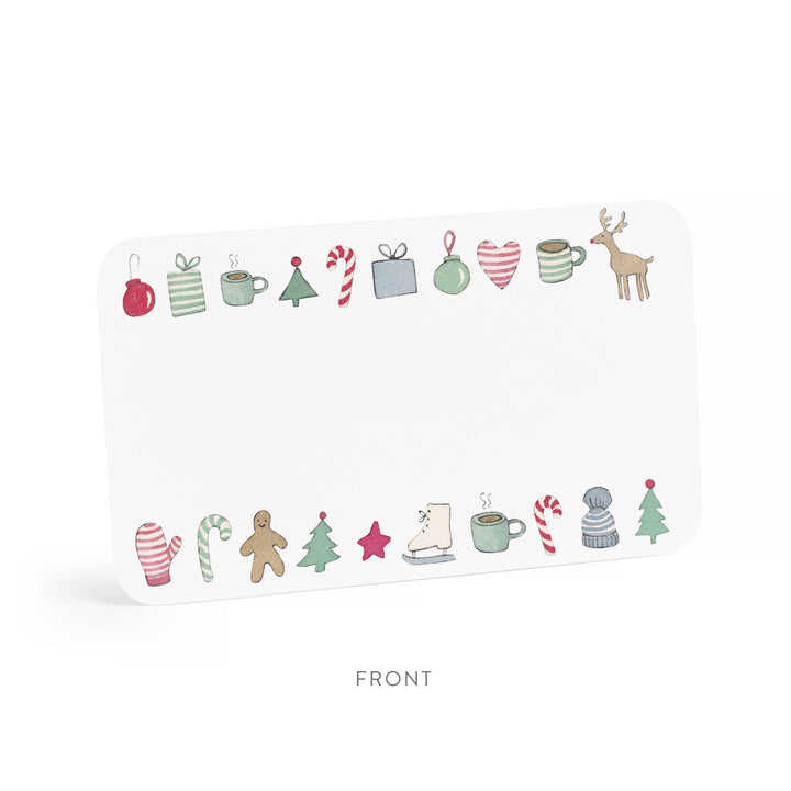 Merry Motif Little Notes® – Mini Notecard Pack, Set of 5