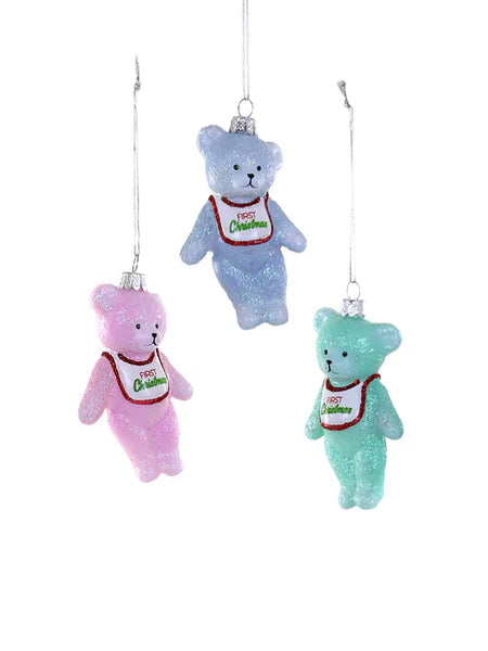 Baby's 1st Christmas Set of 3 Ornaments