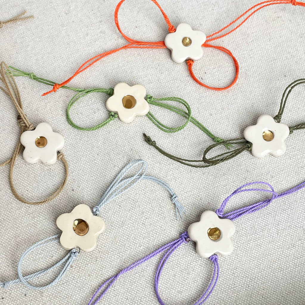 Daisy Charm Bracelet