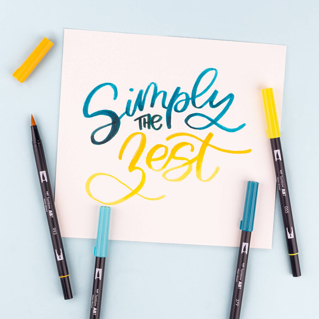 Dual Brush Markers: Lemon Squeezy