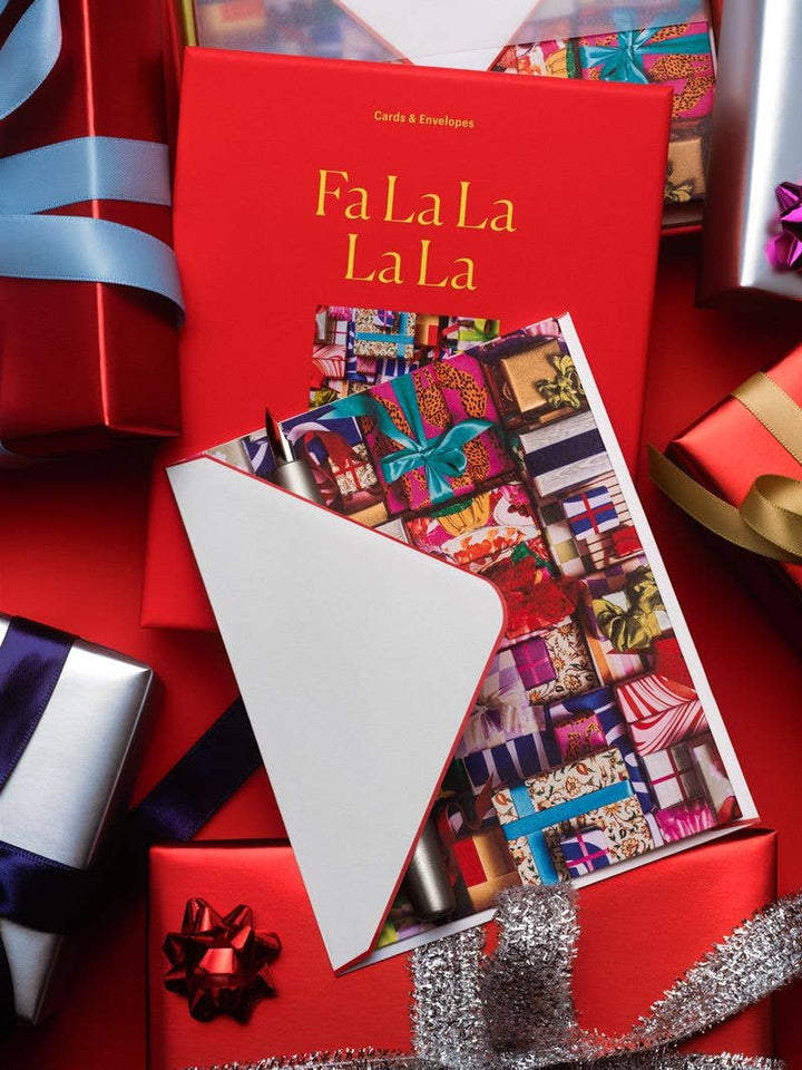 Fa La La La La Stationery Set of 8