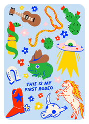 First Rodeo Iron On Sheet Set