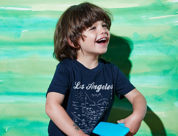 Brooklyn Toddler Tee: Blue / 4T