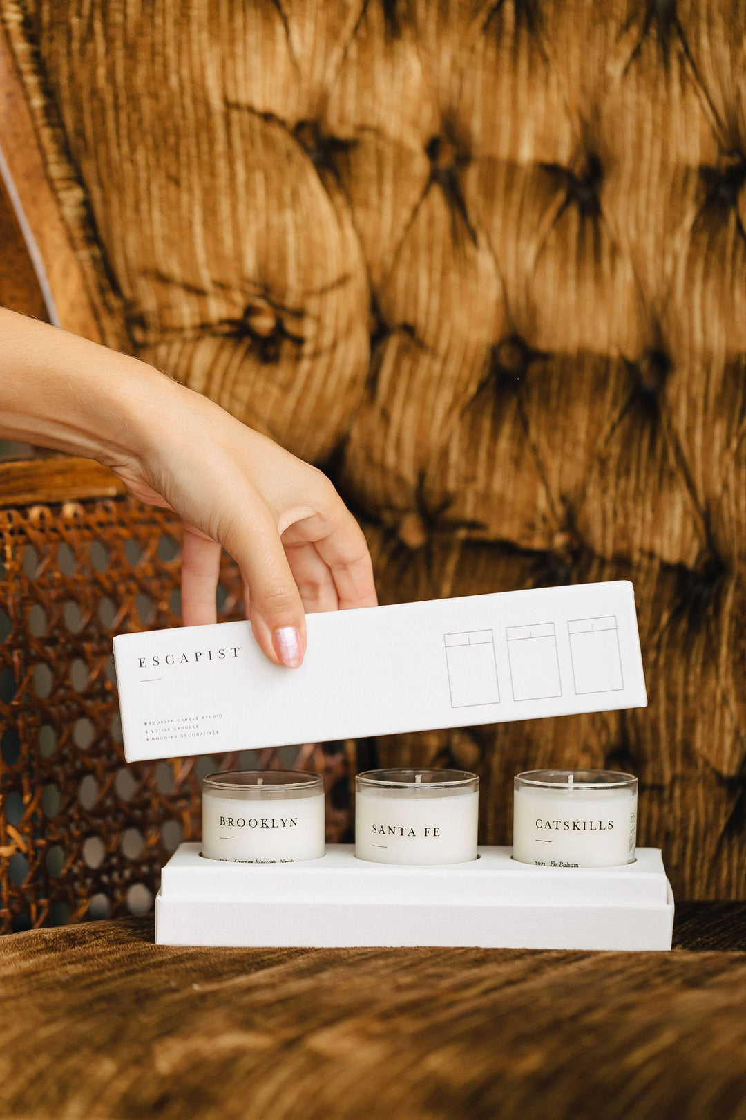 Mini Candle Gift Set -  Smoke + Woods