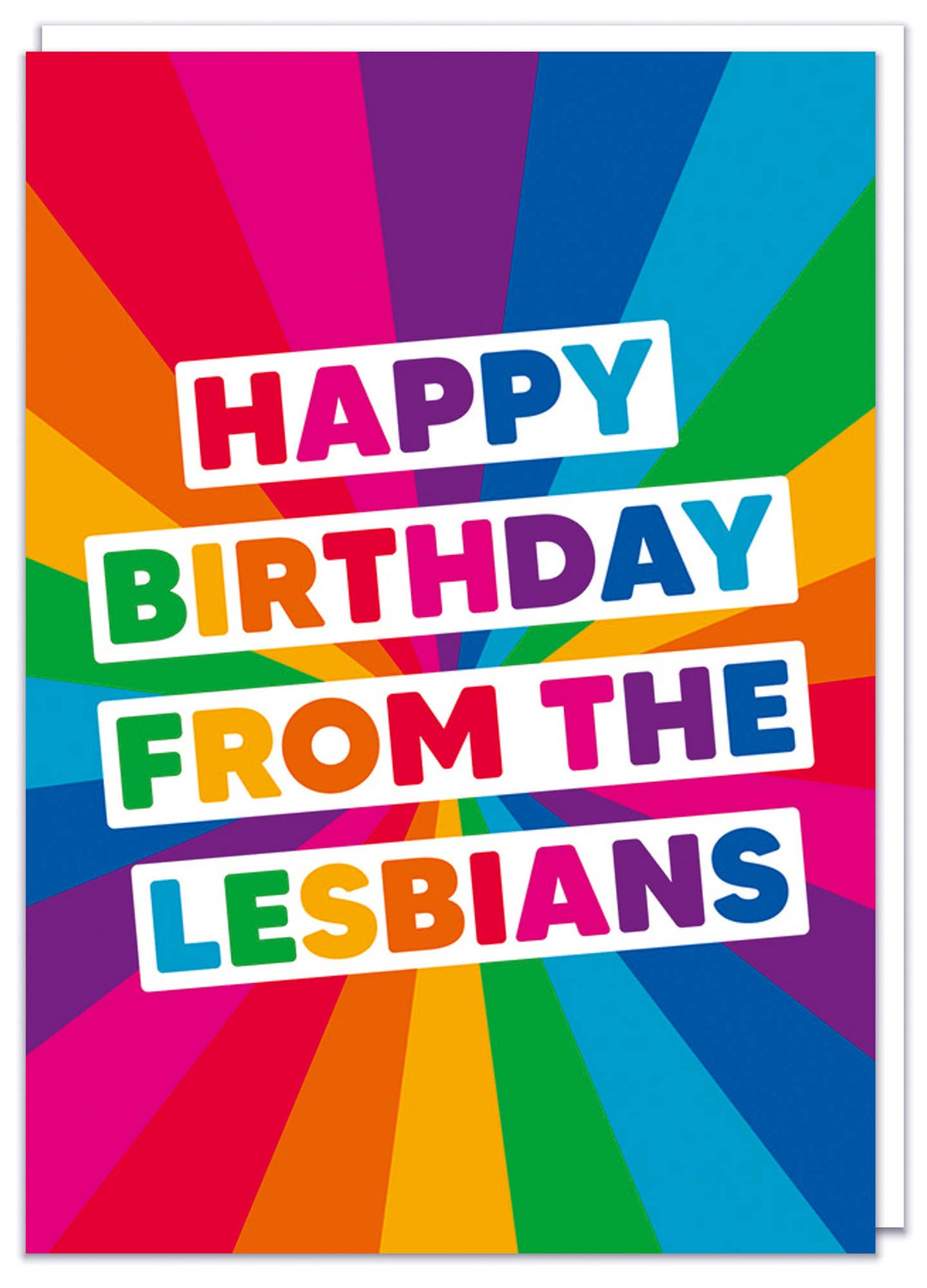 Happy Birthday from the lesbians Greeting Card