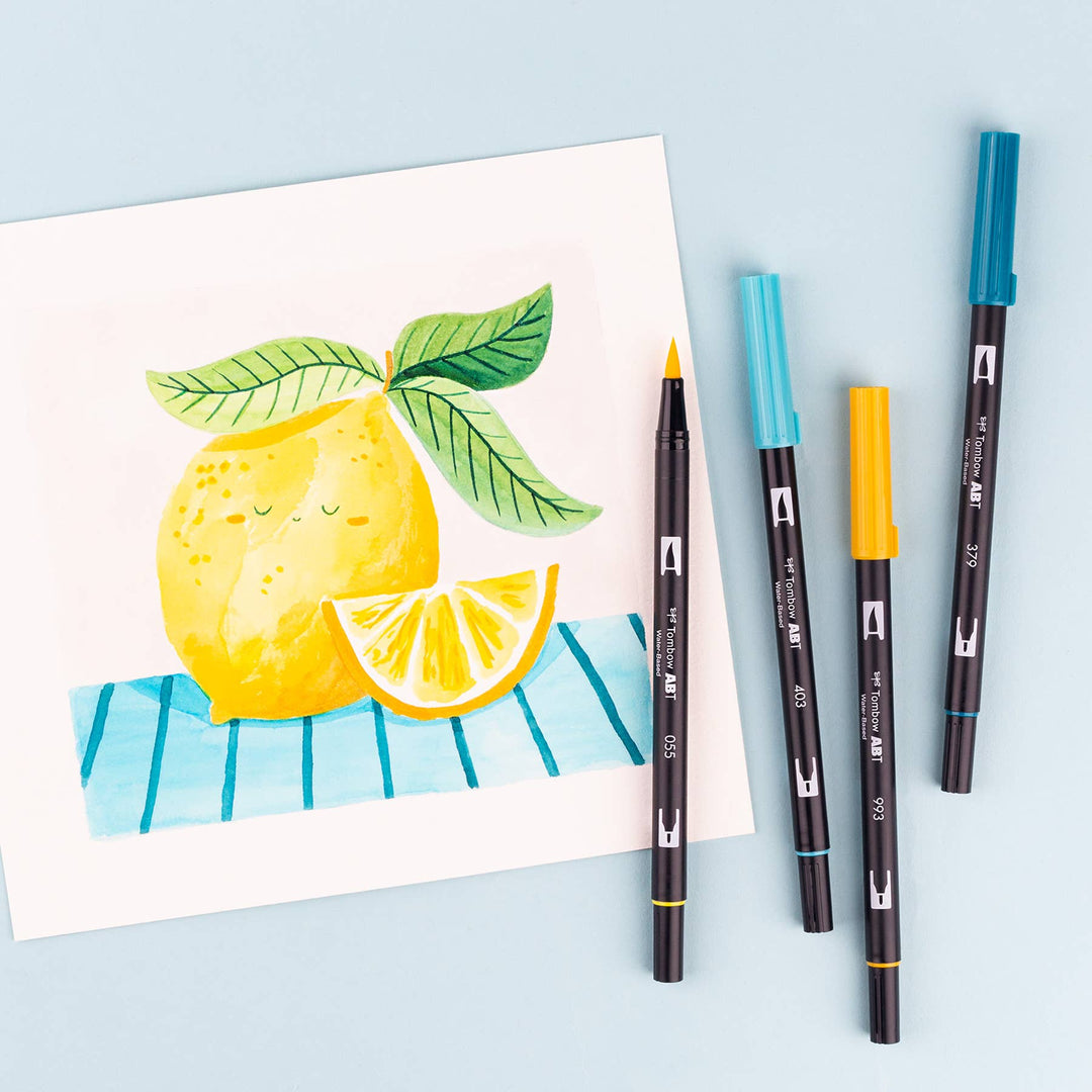 Dual Brush Markers: Lemon Squeezy