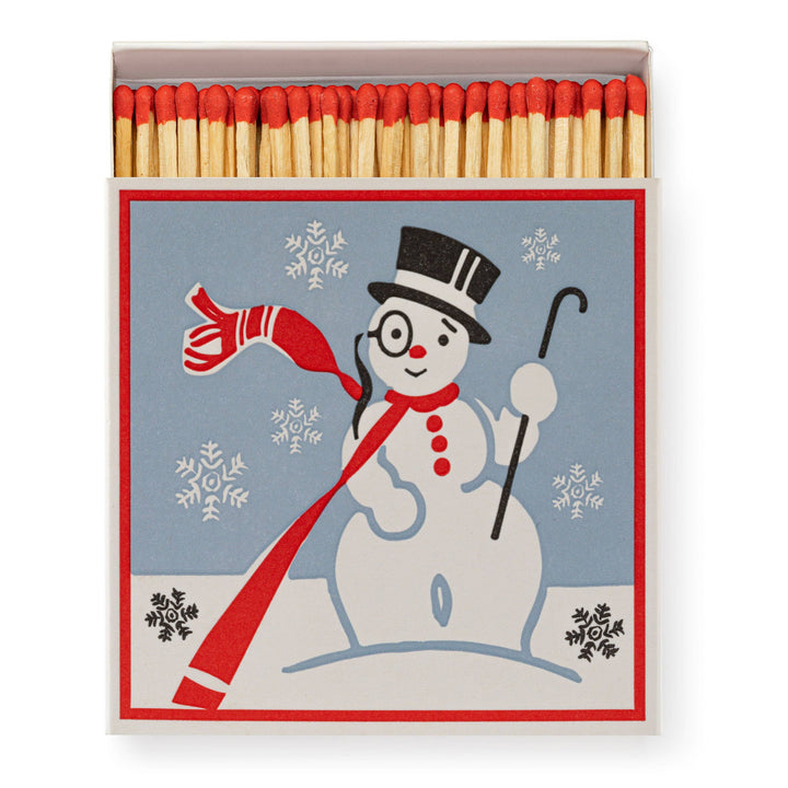 Snowman | Square - Christmas Safety Matches🎄