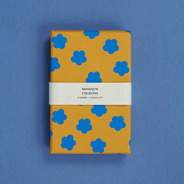 Greeting Card Set in Box: SHIMA-MARU GREY x GOLD
