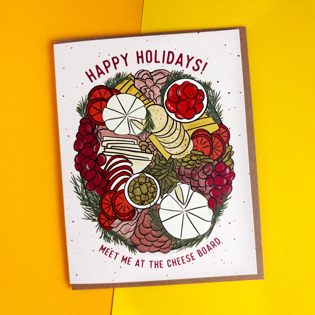 Charcuterie Board Holiday Card: Single card