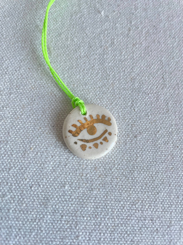 Charm Necklace: Sand / Daisy