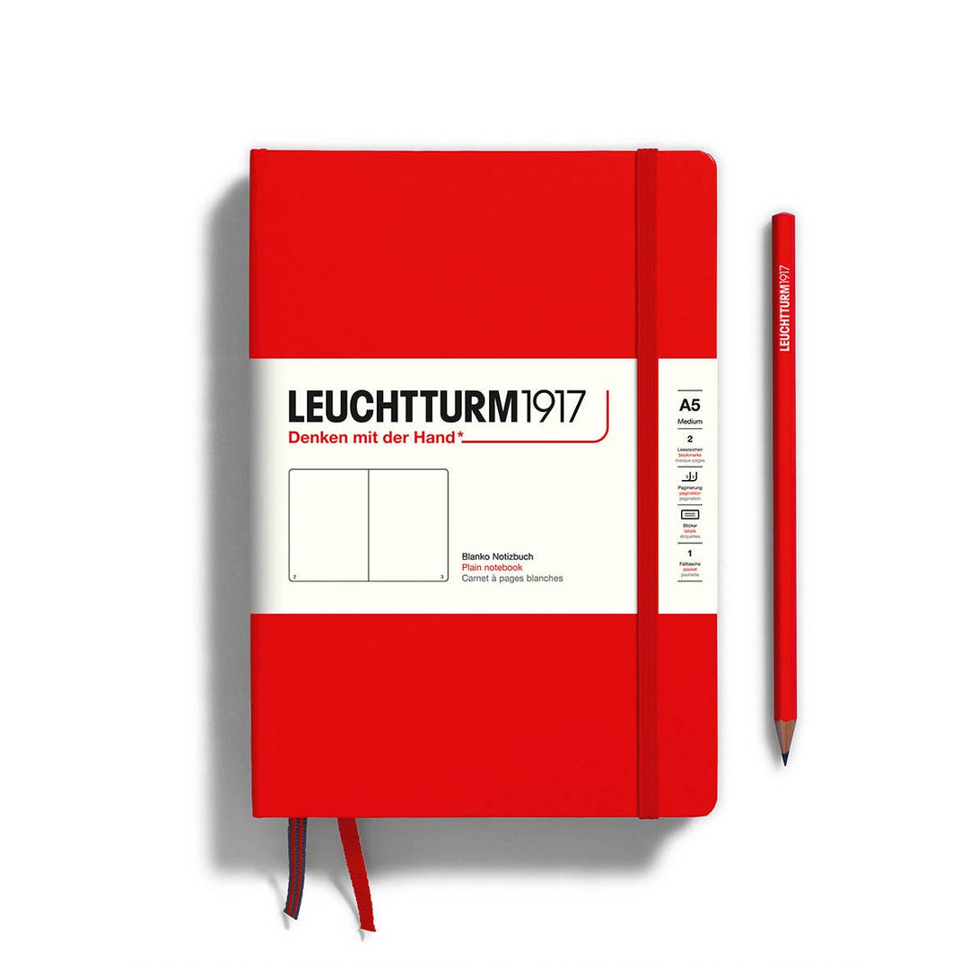 Notebooks - Medium (A5): Hardcover / Port red