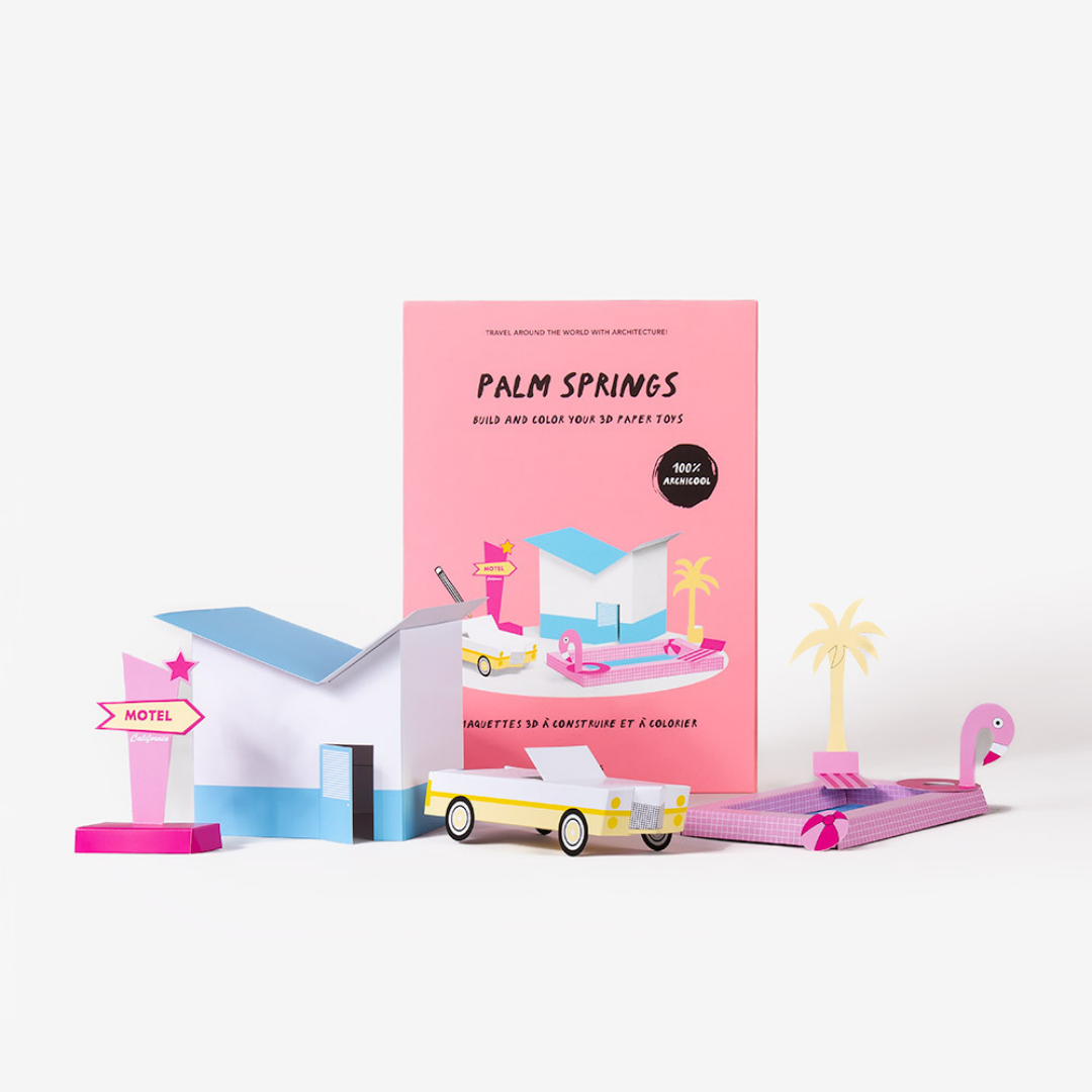 3D Papercraft - PALM SPRINGS MODEL by Cinqpoints