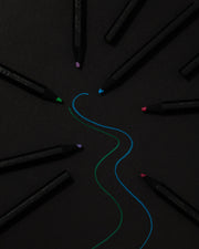 Black Wood Colored Pencil 36 color set