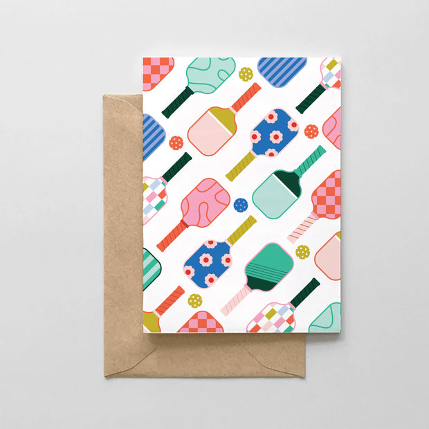 Pickleball Summer Design - Greeting Card