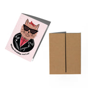 Cool Cat Birthday Card