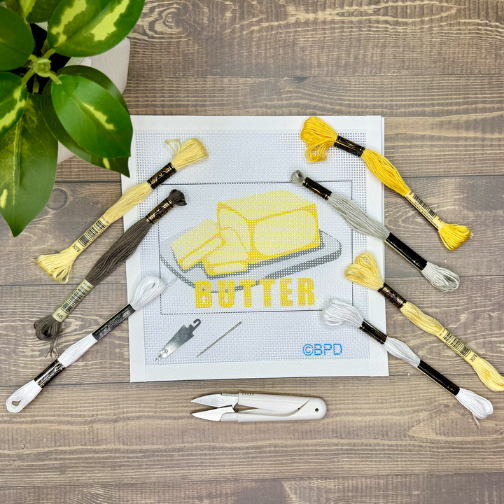 Butter Needlepoint Kit