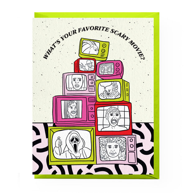 Favorite Scary Movie Halloween Card