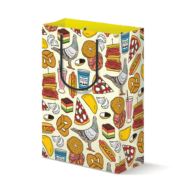New York City Patterned Gift Bag