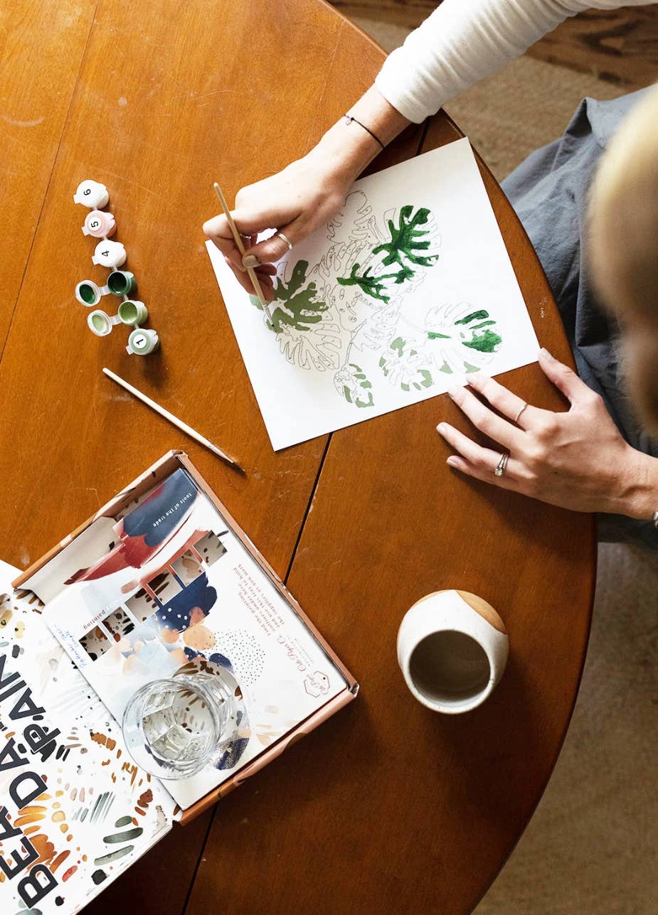 Field of Daisies Paint-By-Numbers kit