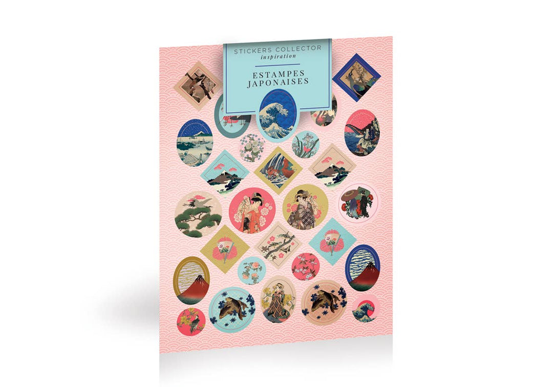 Stickers Japanese Prints by Mon Petit Art