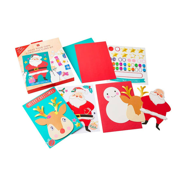Santa Card Kit | Christmas Craft | Kids Craft Supplies |