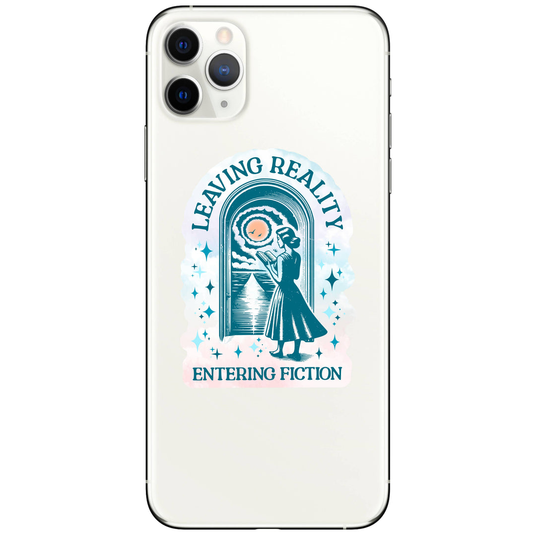 Book Lover Reading Escape Cute High Quality Vinyl Sticker