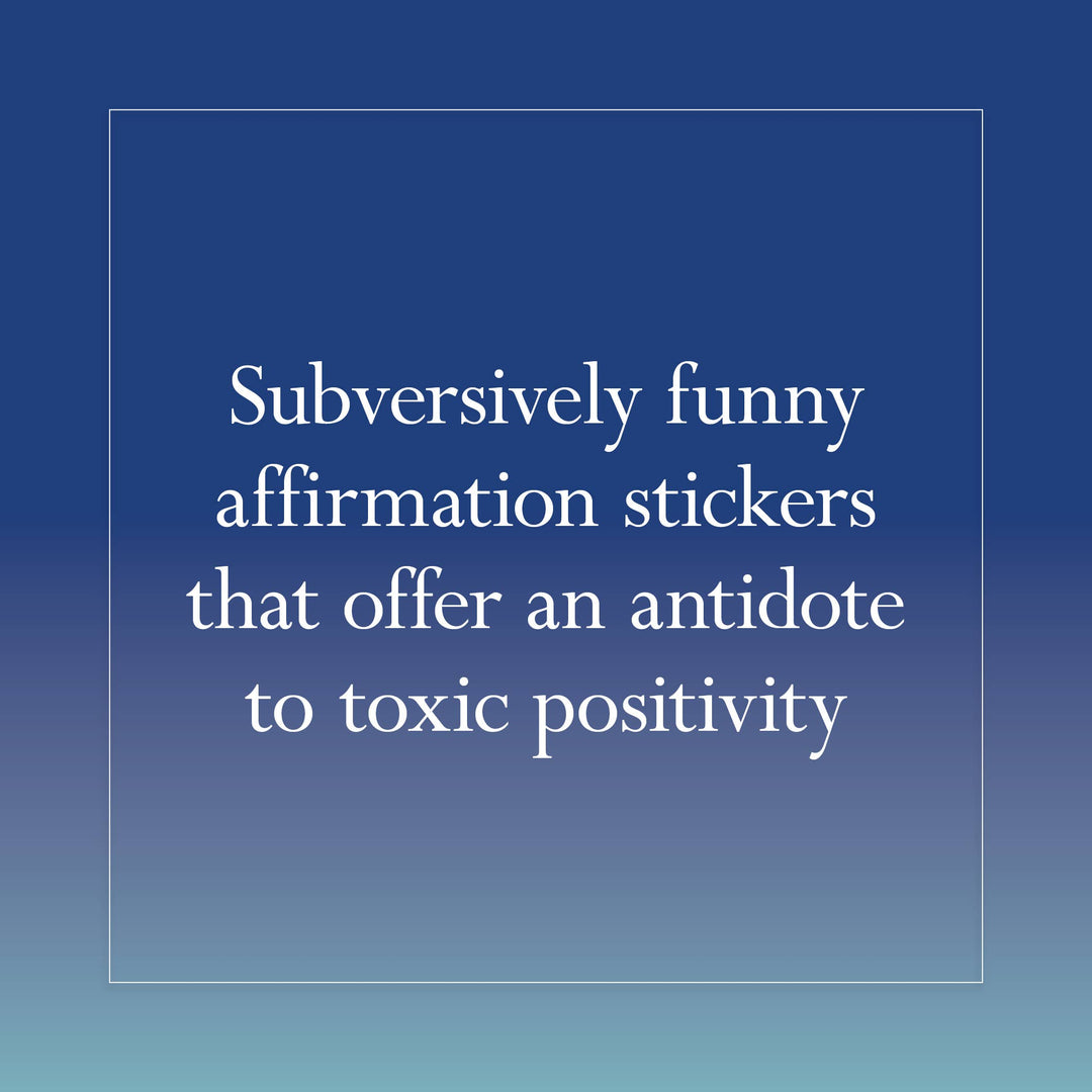 Disappointing Affirmations Sticker Book