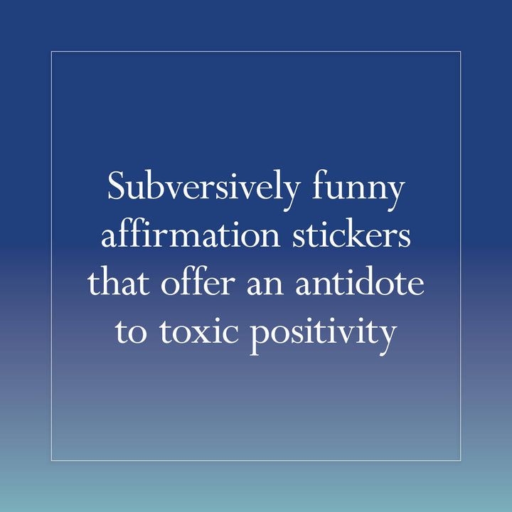 Disappointing Affirmations Sticker Book