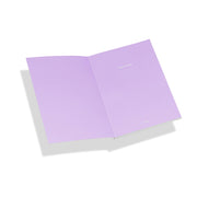 Object Notebook in Lavender