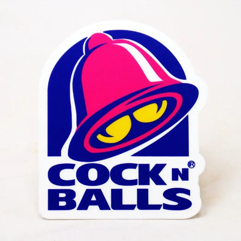 Sticker made by Indoor Recess, "cock n balls" | A.MANO Brooklyn