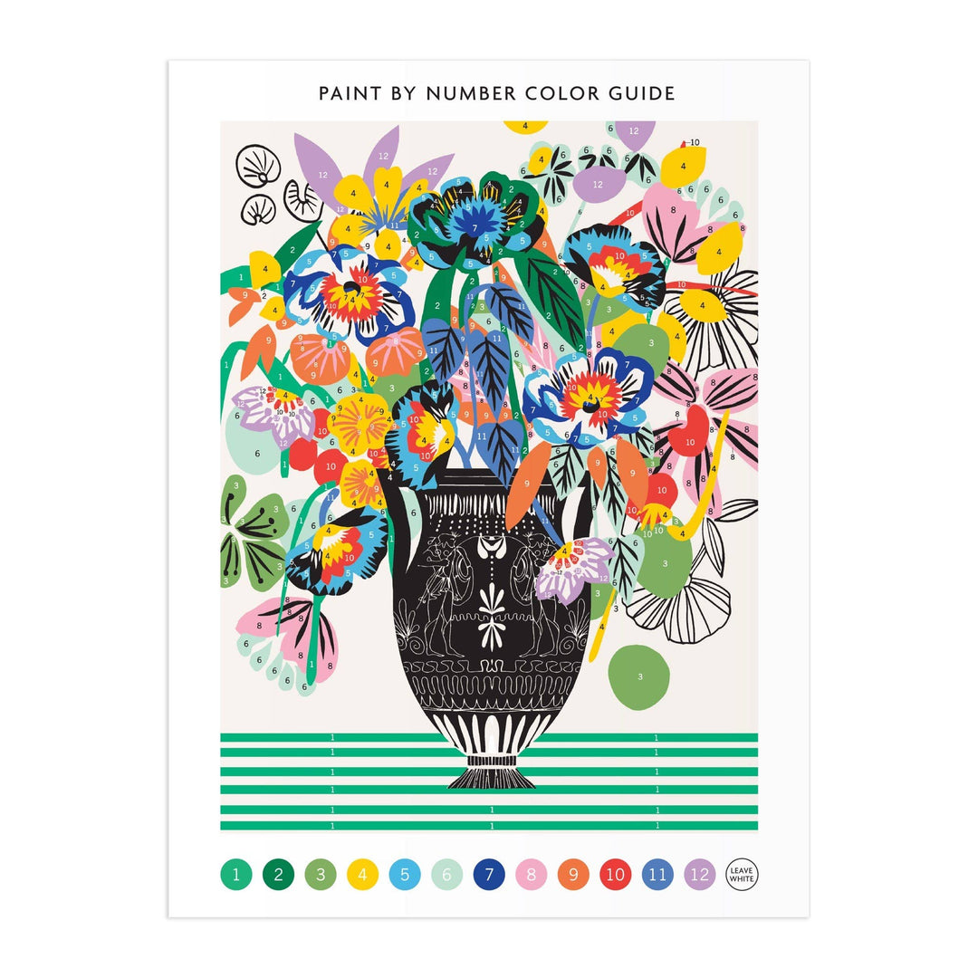 Kitty McCall Etruscan Vase 9 x 12" Paint by Number Kit