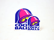 COCK N BALLS Sticker: Set of 2