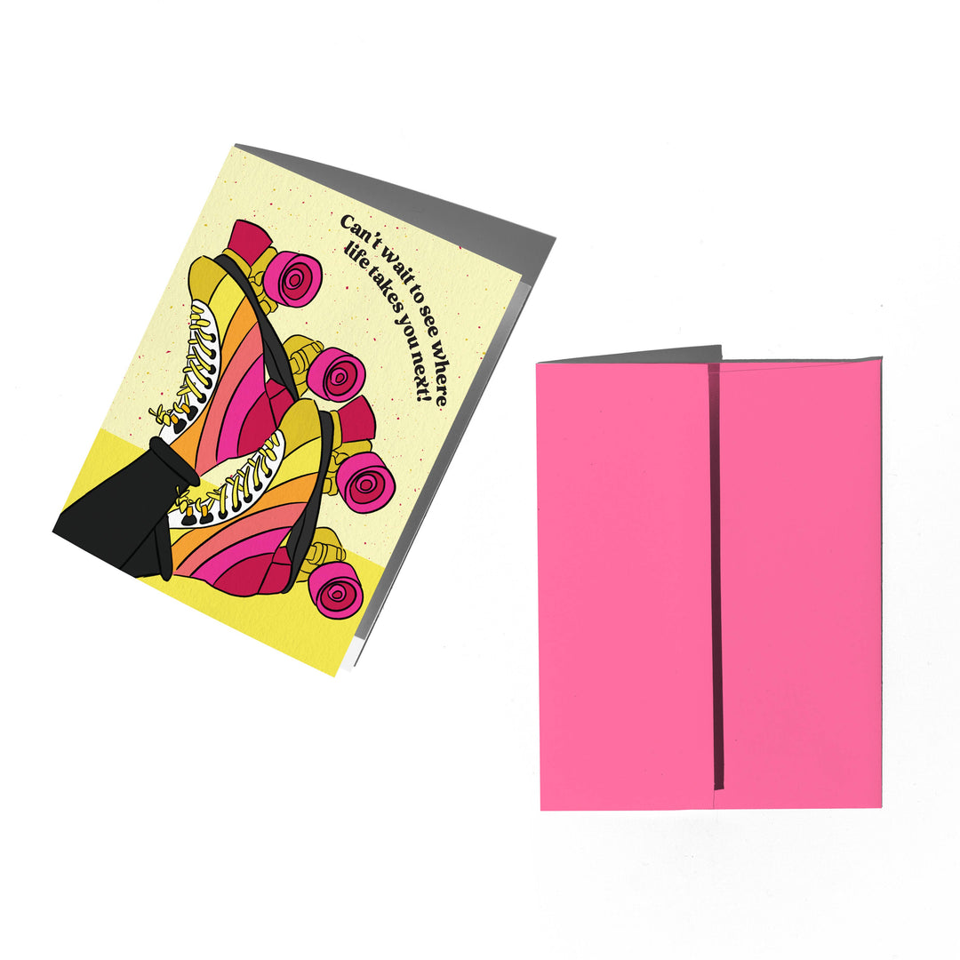 Graduation Skates Card