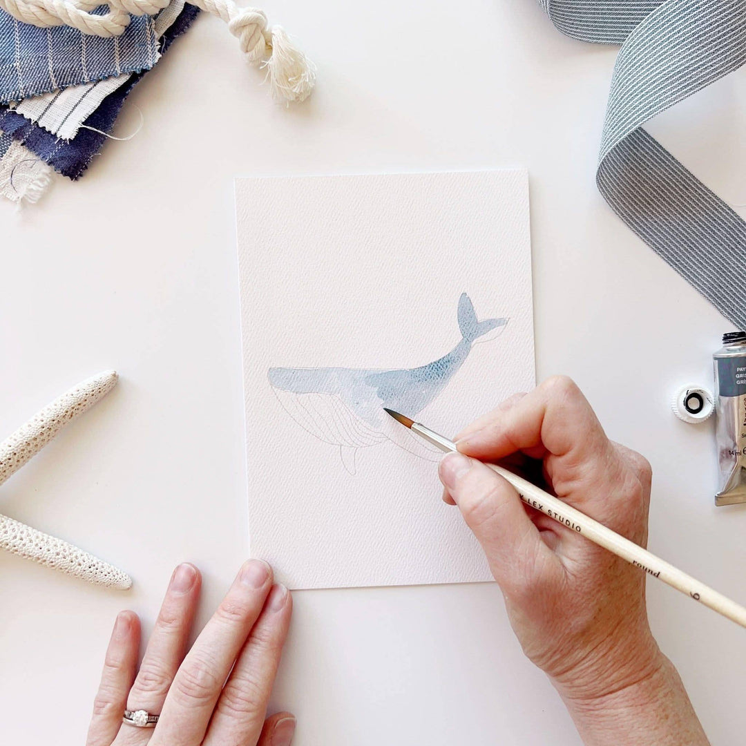 Seaside Paintable Notecard Set
