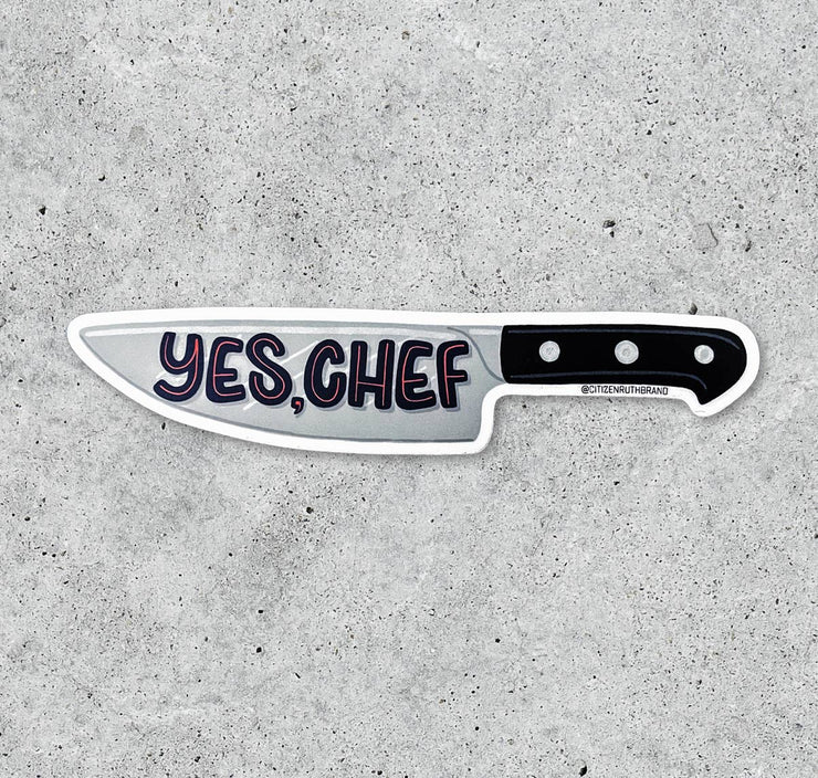 The Bear Knife vinyl sticker