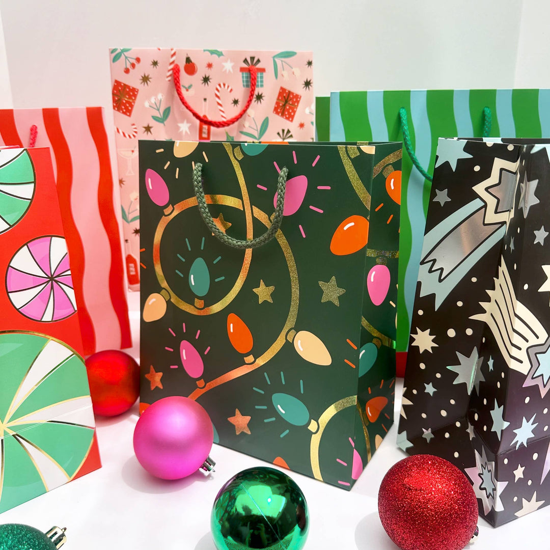 Holiday Bulbs Gift Bag