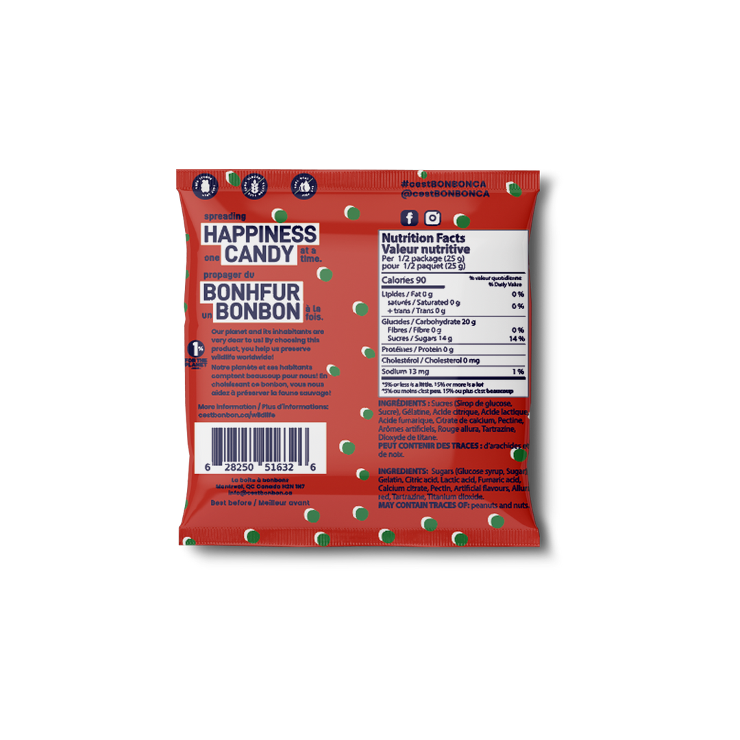 Christmas Swirls Gummy Candies