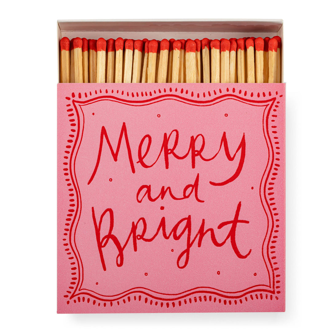 Merry & Bright | Square - Christmas Safety Matches🎄