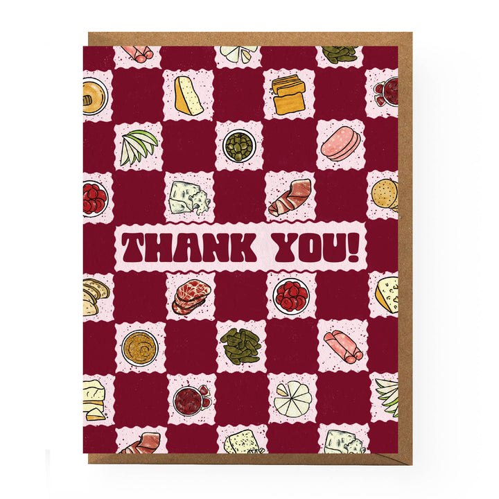 Charcuterie Check Thank You Card